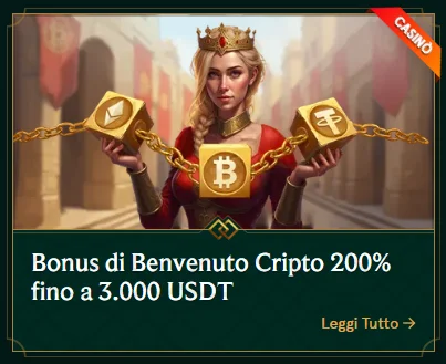 crypto bonus 200% up to 3000 USDT
