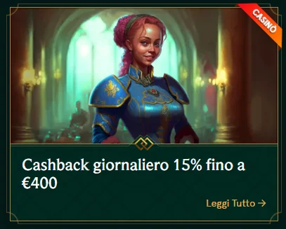 cashback bonus up to 400 euro